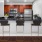 kitchen with a bar area