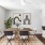 dining room with open space and connected to the living room and kitchen
