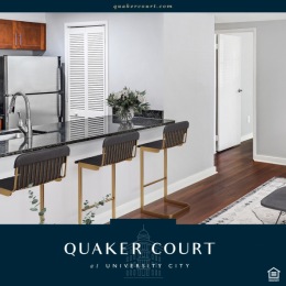 With stylish details, functional features and plenty of room to roam, Quaker Court's layouts make it easy to live worry-free. See exactly what we mean at the link in our bio. Instagram post from @quakercourt on October 19, 2023 10:46:15am